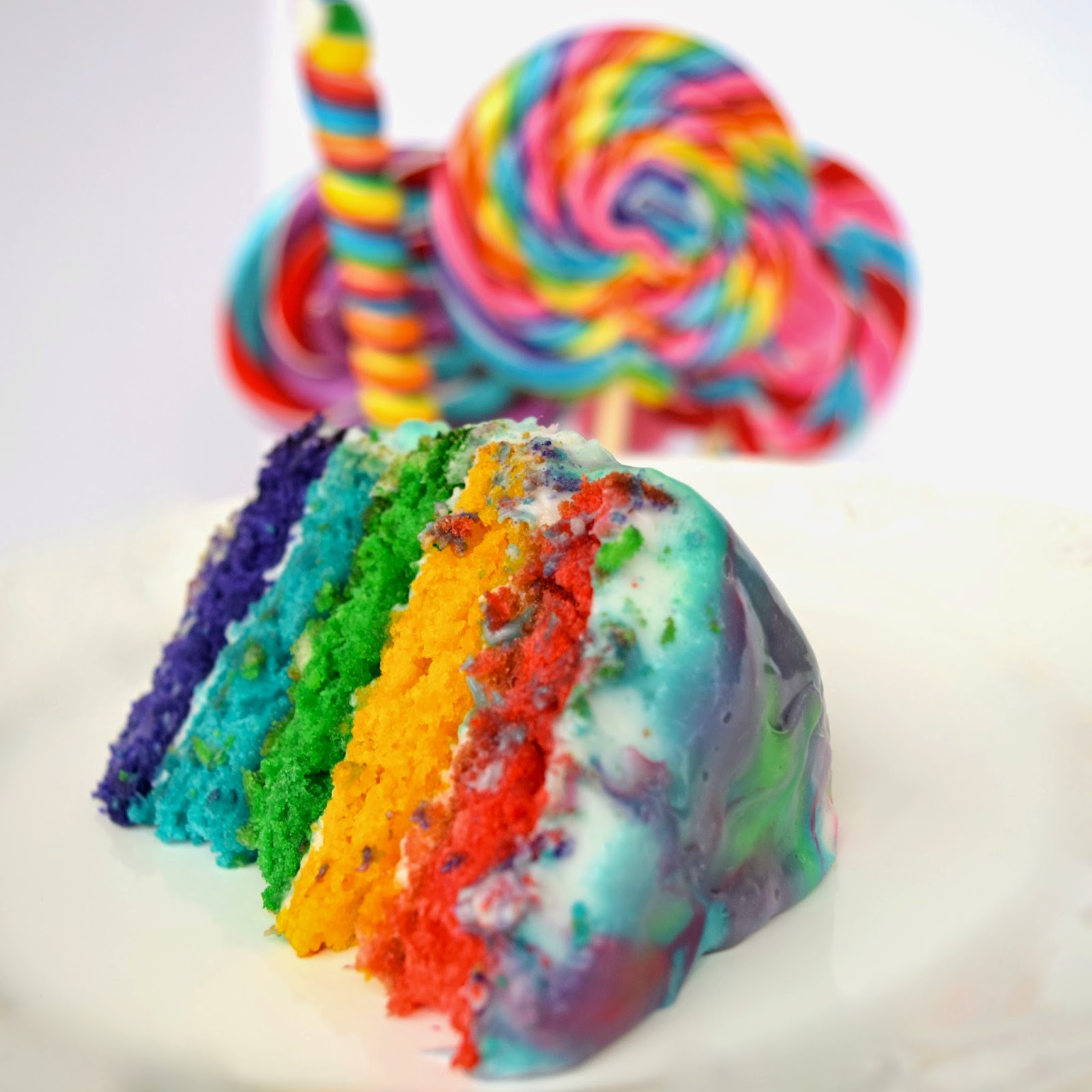 Homemade Psychedelic Tie Dye Cake Recipe