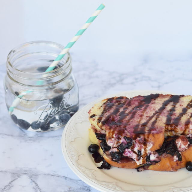 blueberry balsamic goat cheese grilled cheese recipe