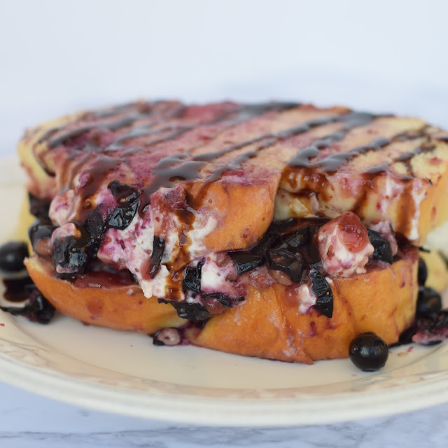 blueberry balsamic grilled cheese