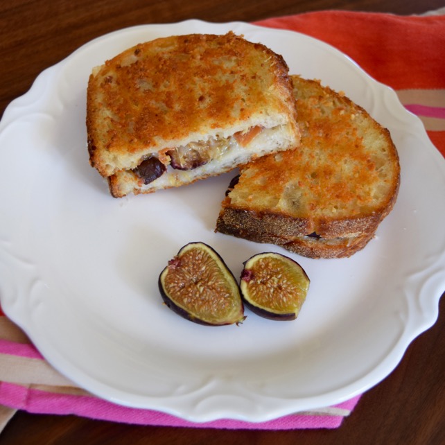 Fig Prosciutto Parmesan Grilled Cheese Recipe