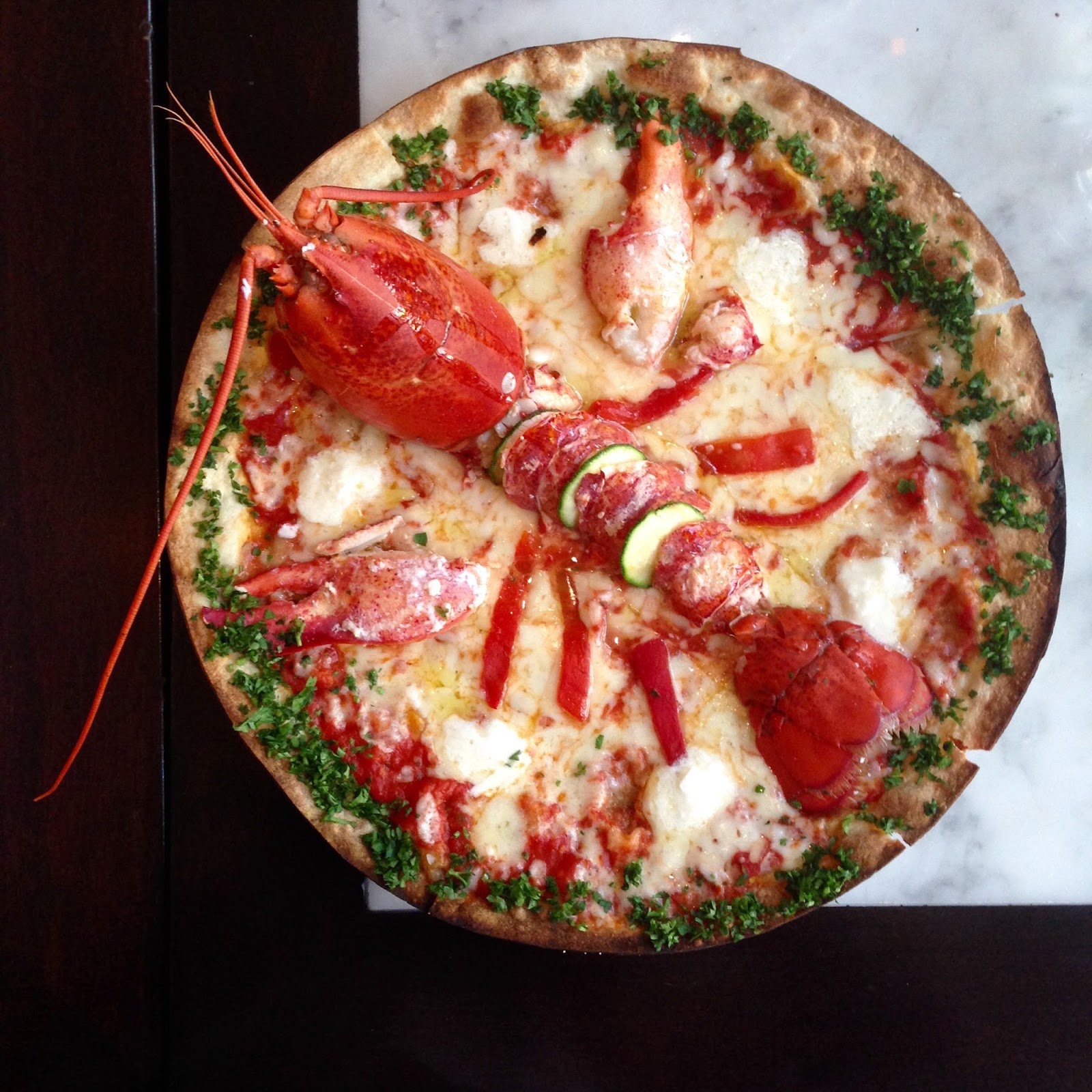 lobster pizza nyc