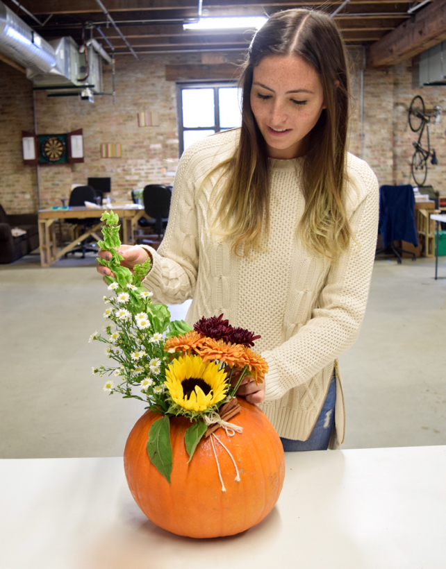 DIY Halloween Floral Centerpiece