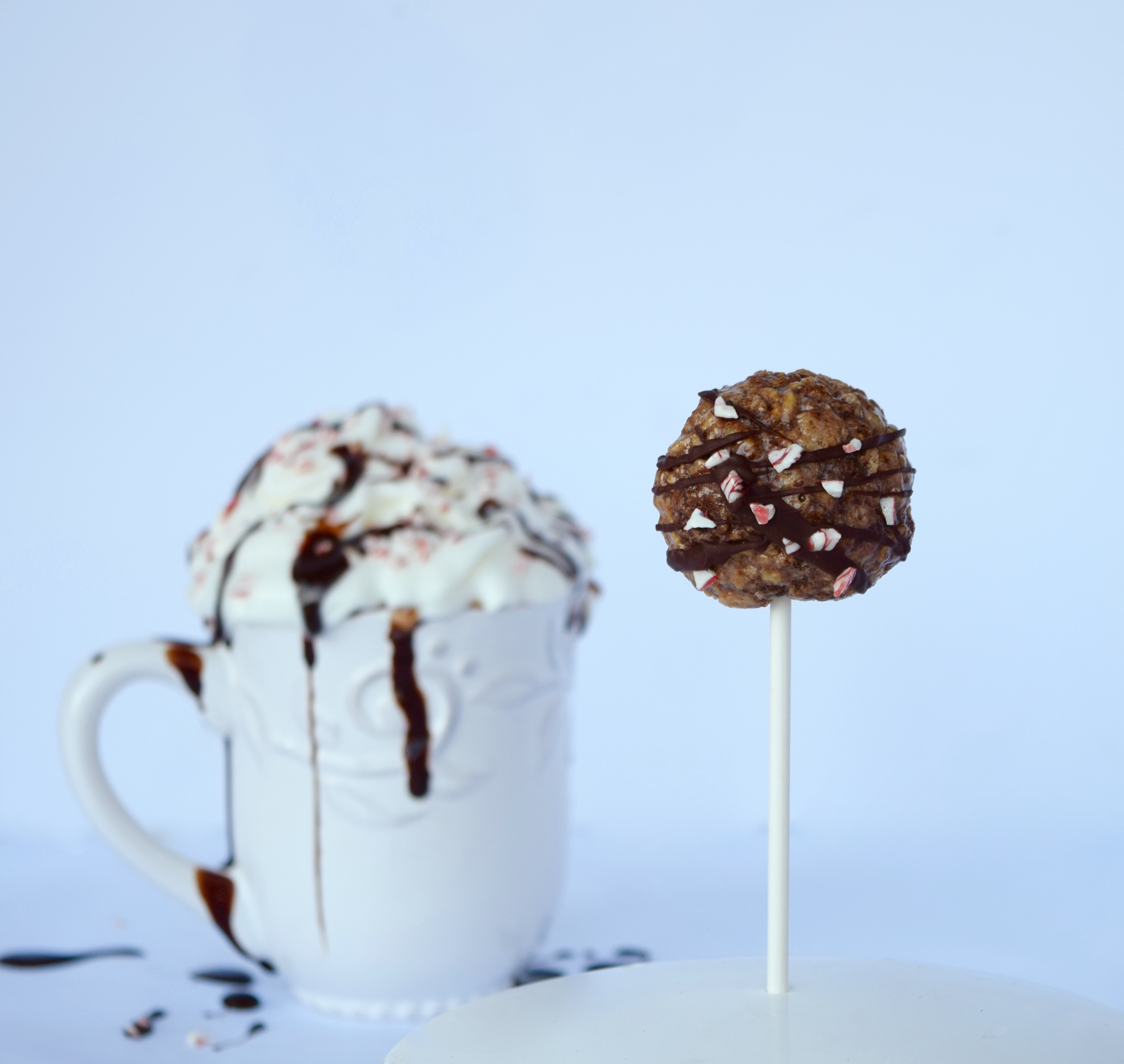 Peppermint Hot Chocolate Krispops