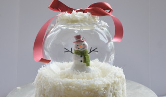 Holiday Snow Globe Cake