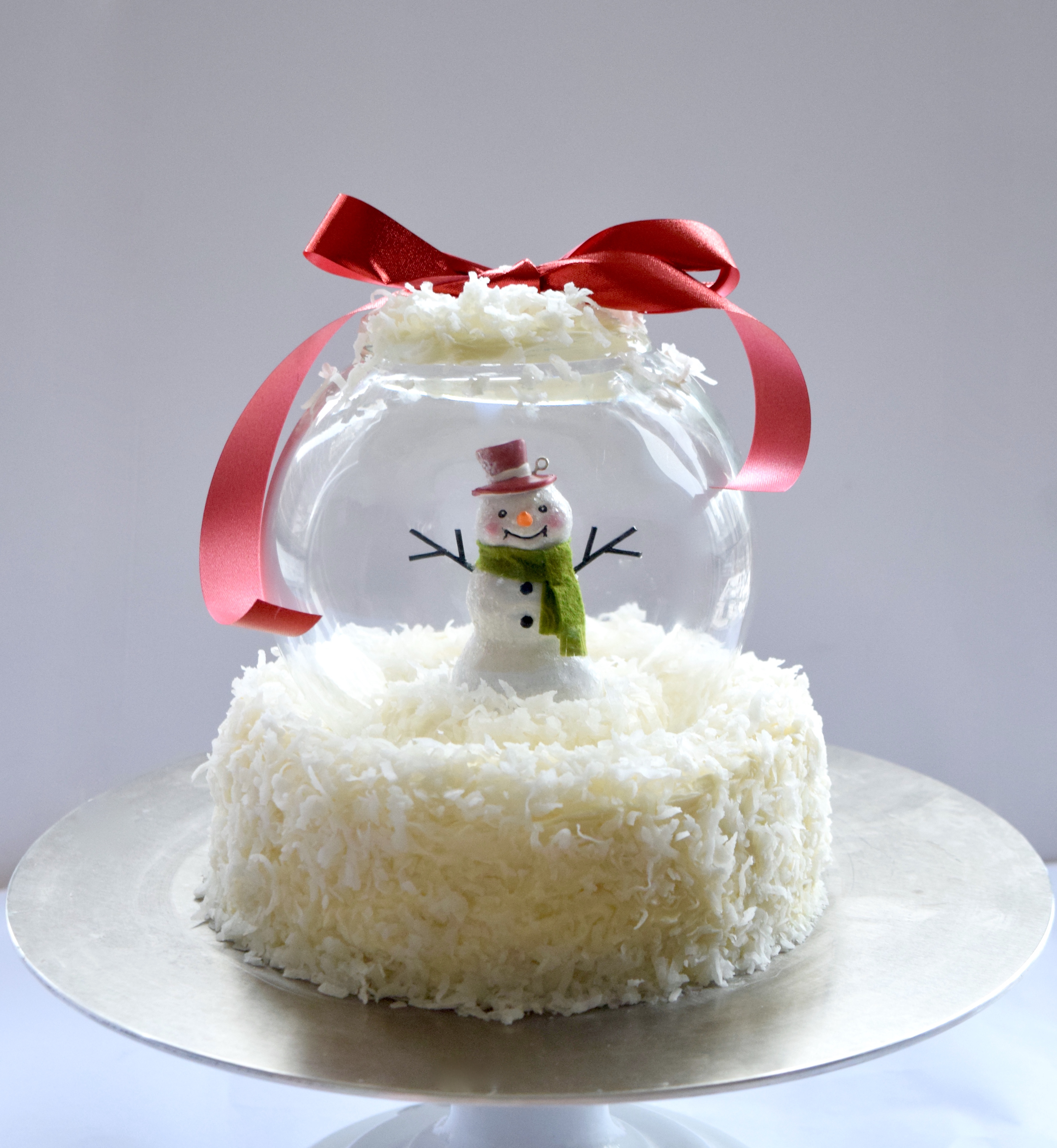 How To Snow Globe Cake Make