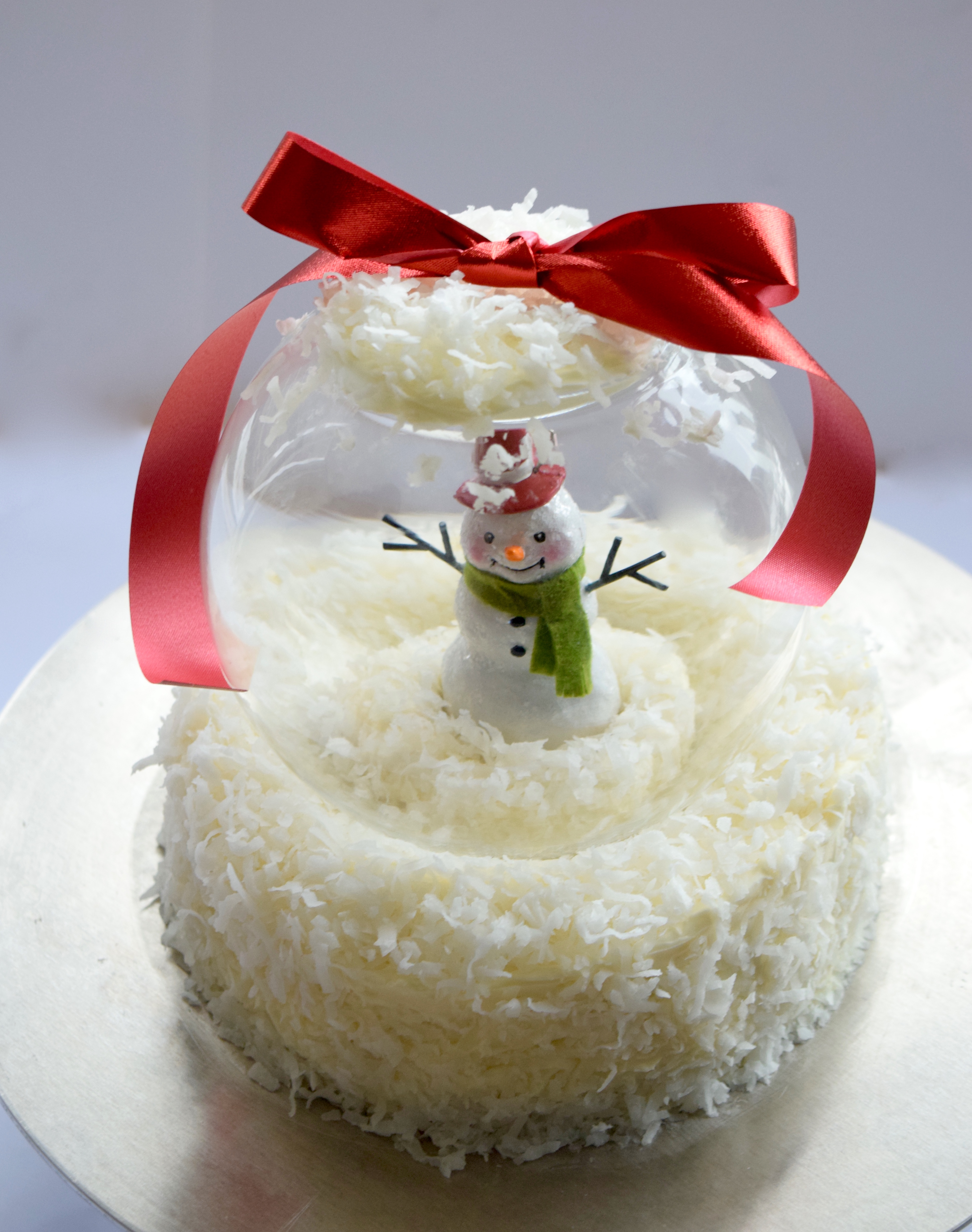 How To Snow Globe Cake Make