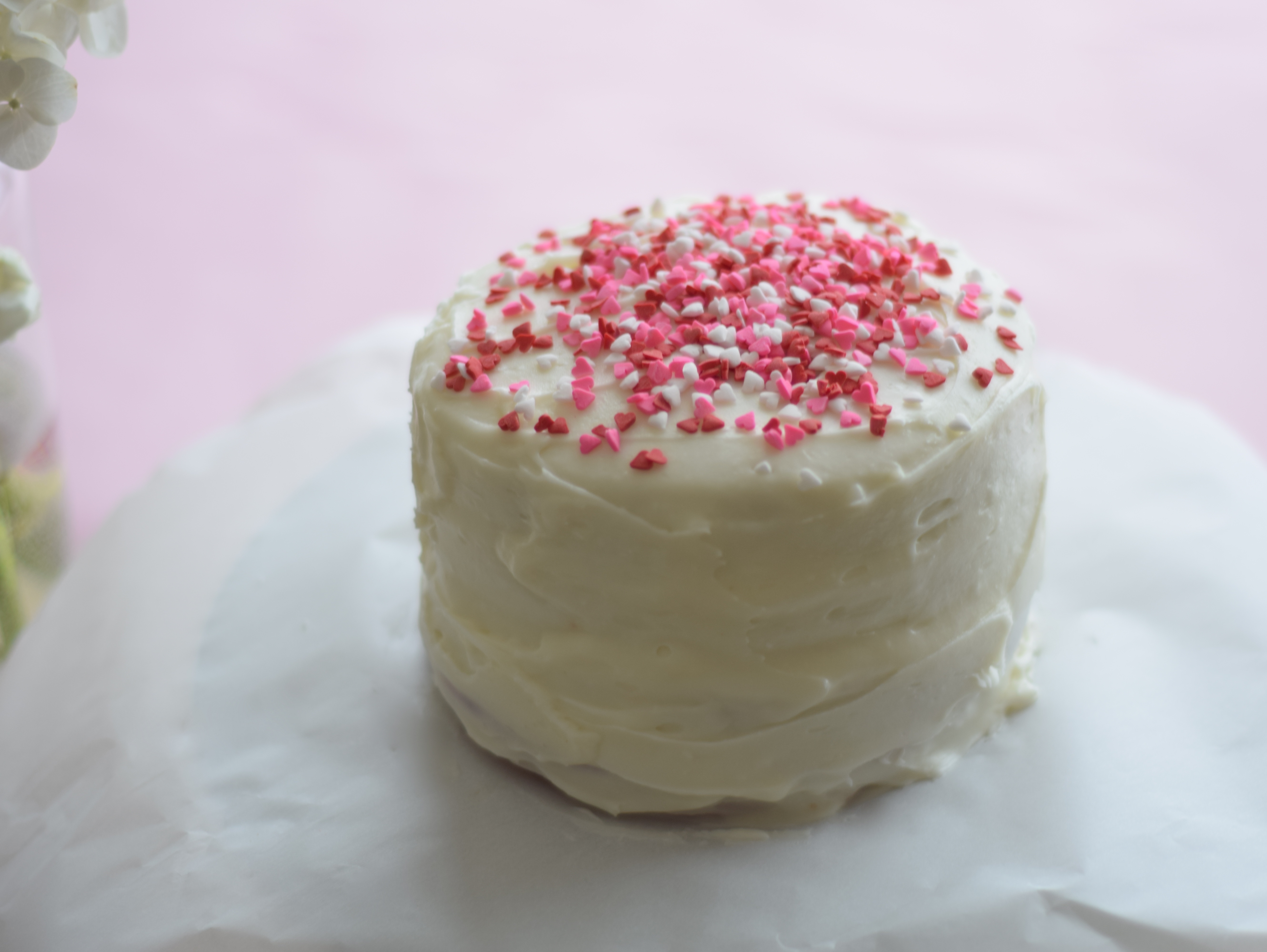 Valentine's Day Ombre Layered Cake Recipe