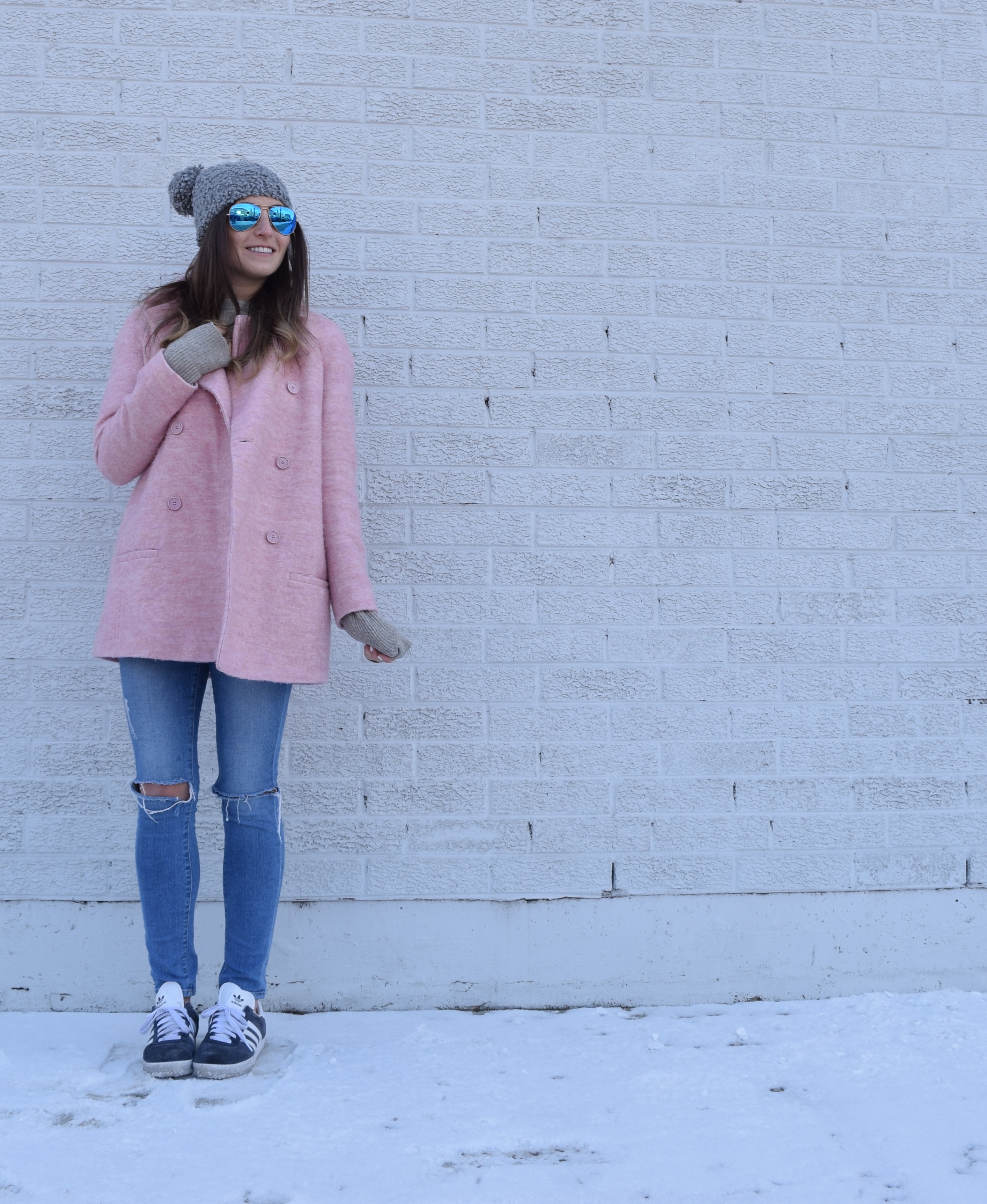 Pastel Pink Coat Blog
