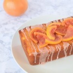 Grapefruit Yogurt Loaf Cake With Candied Grapefruit