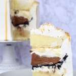 Chocolate Banana Coconut Pie Layered Cake Recipe