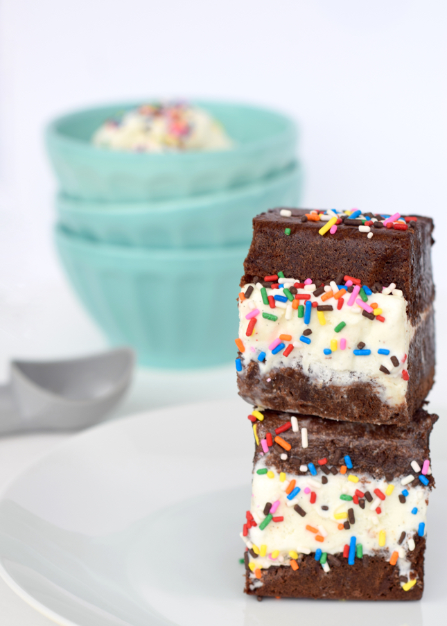 Brownie Ice Cream Sandwich Recipe