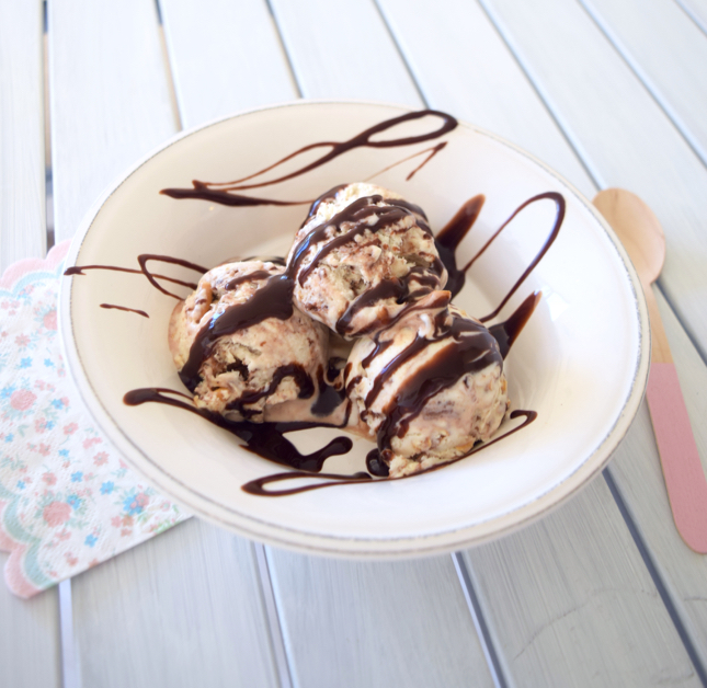 Homemade Pretzel Brownie Ice Cream Recipe