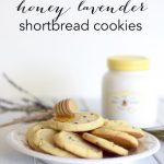 Honey Lavender Shortbread Cookies