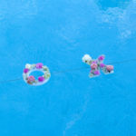 DIY Floating Pool Flower Letters