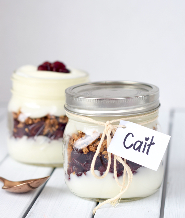 Fall Yogurt Parfait Recipe With Granola And Craisins Easy 3 Minute Recipe