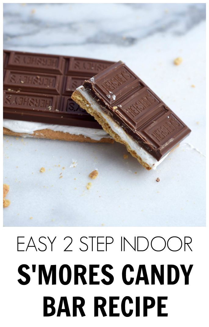 EASY 2 STEP INDOOR S'MORES CANDY BAR RECIPE