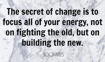 THE SECRET TO CHANGE QUOTE