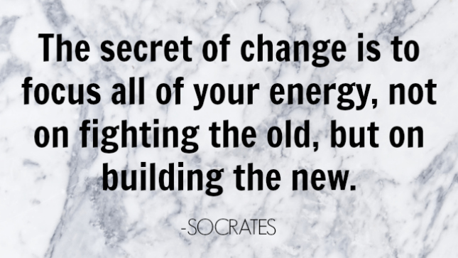 THE SECRET TO CHANGE QUOTE