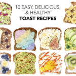 10 Easy, Delicious, & Healthy Toast Recipes