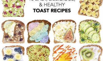 10 easy delicious & healthy toast recipes