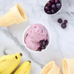 1 Step Healthy Blueberry Banana Ice Cream Recipe