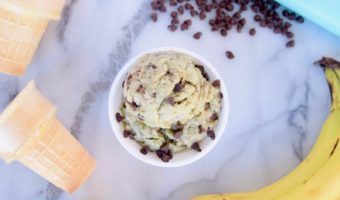 Mint Chocoalte Chip Banana Ice Cream Recipe