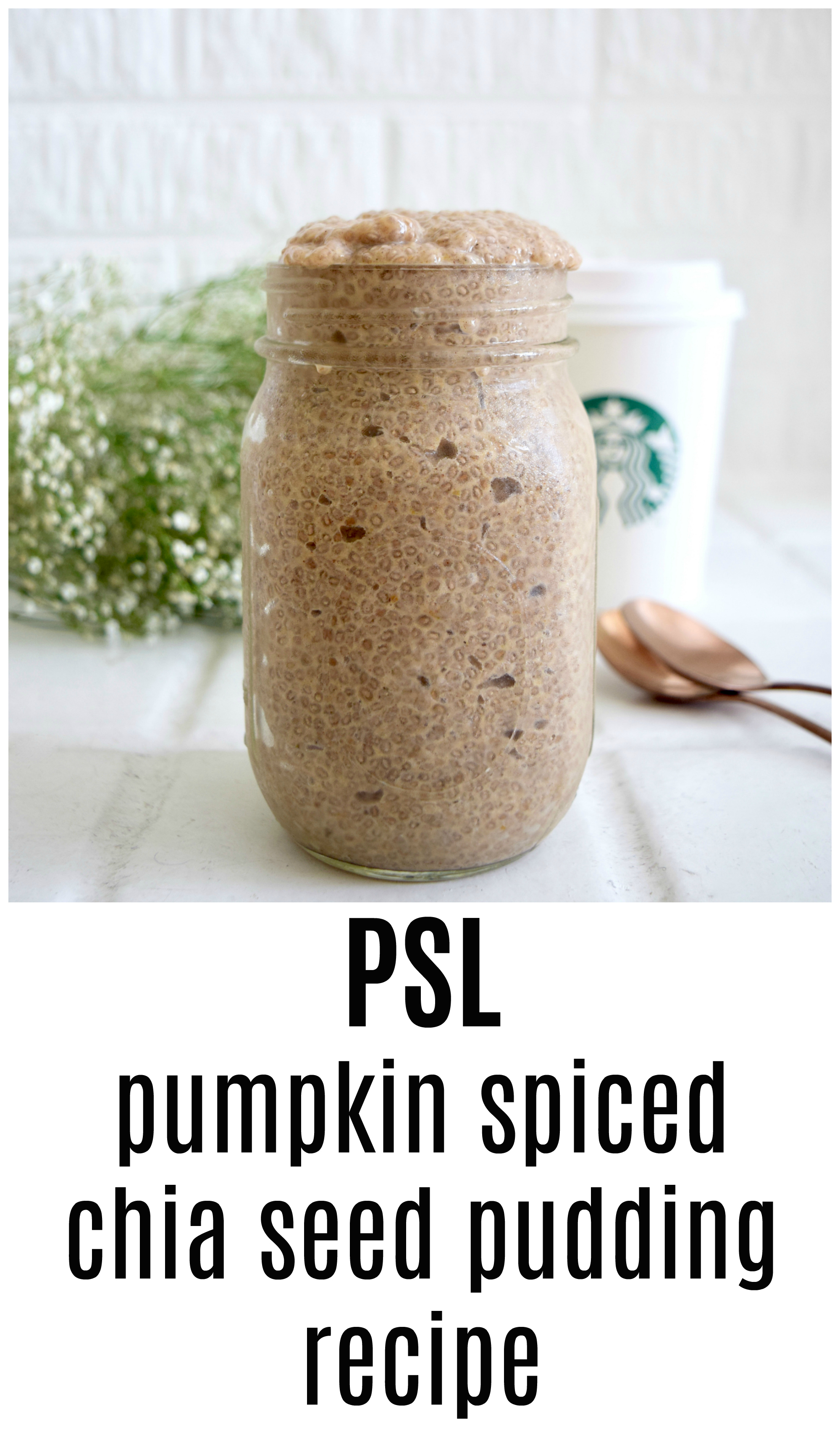 PSL pumpkin spiced chia seed pudding recipe