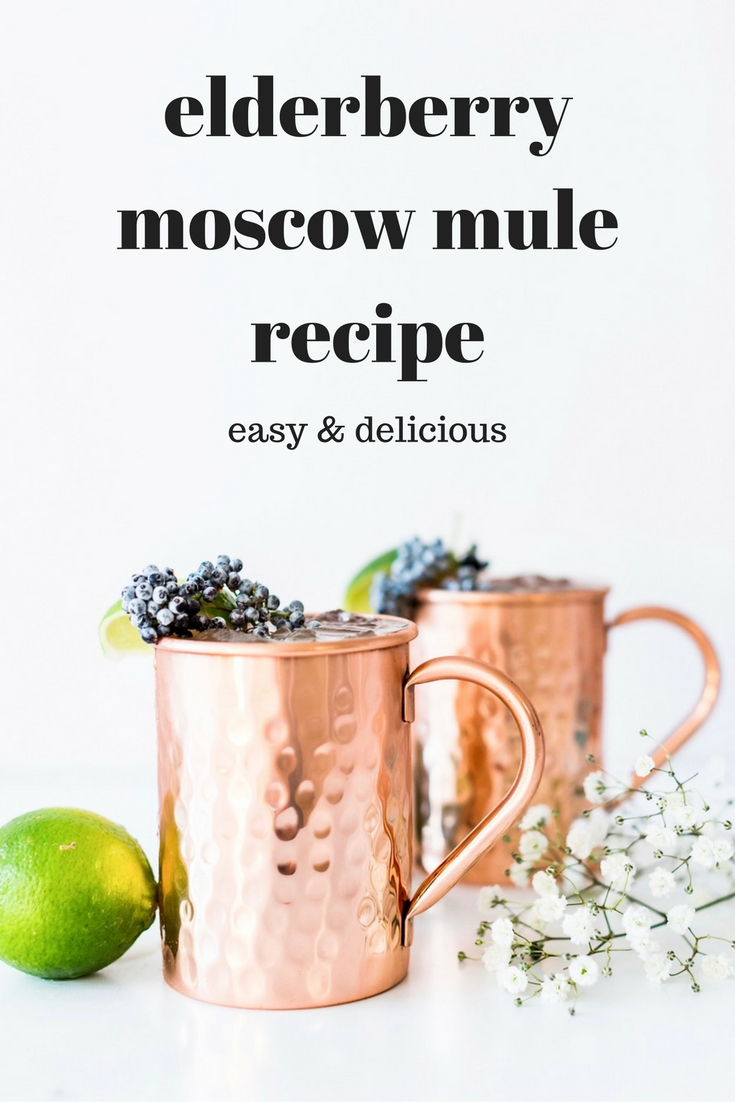 elderberry Moscow mule recipe