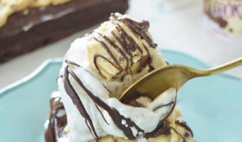 Brownie Cookie Dough Ice Cream Sundae Recipe