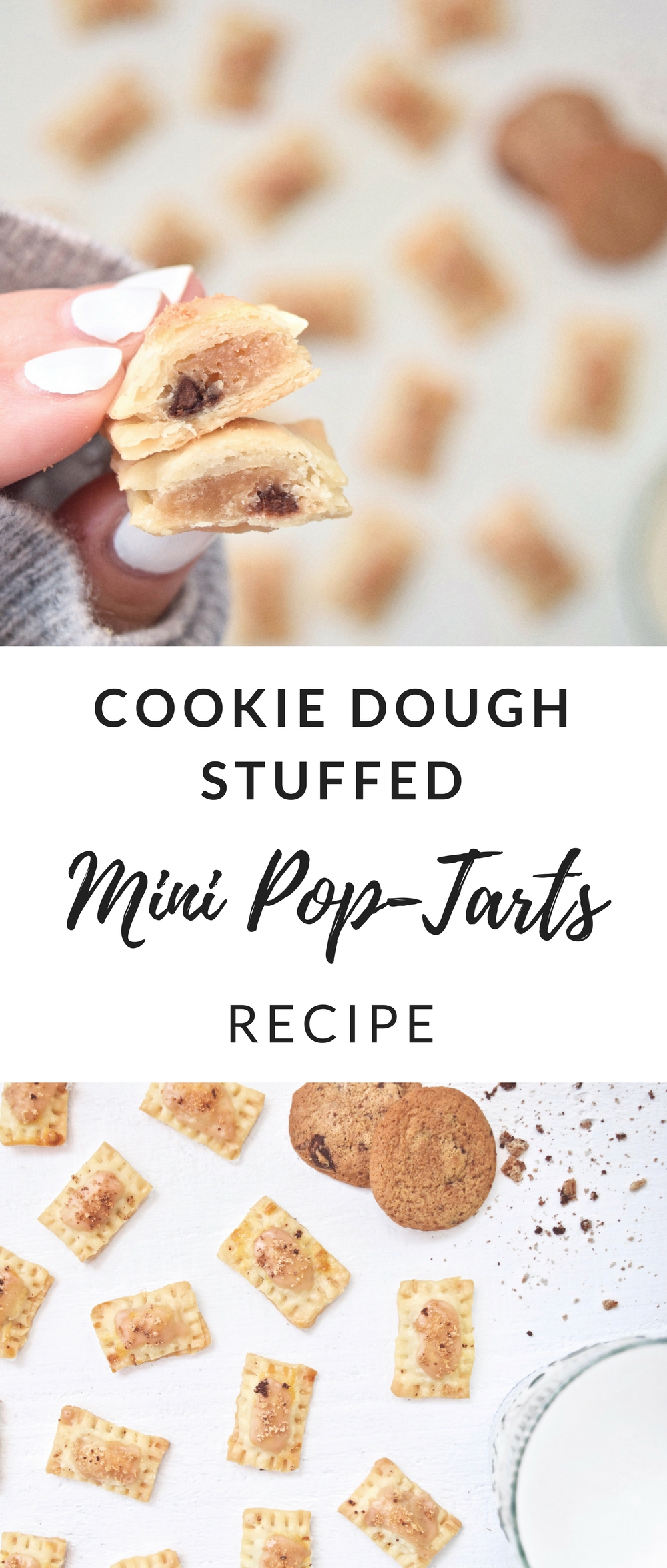 cookie dough stuffed mini poptarts recipe