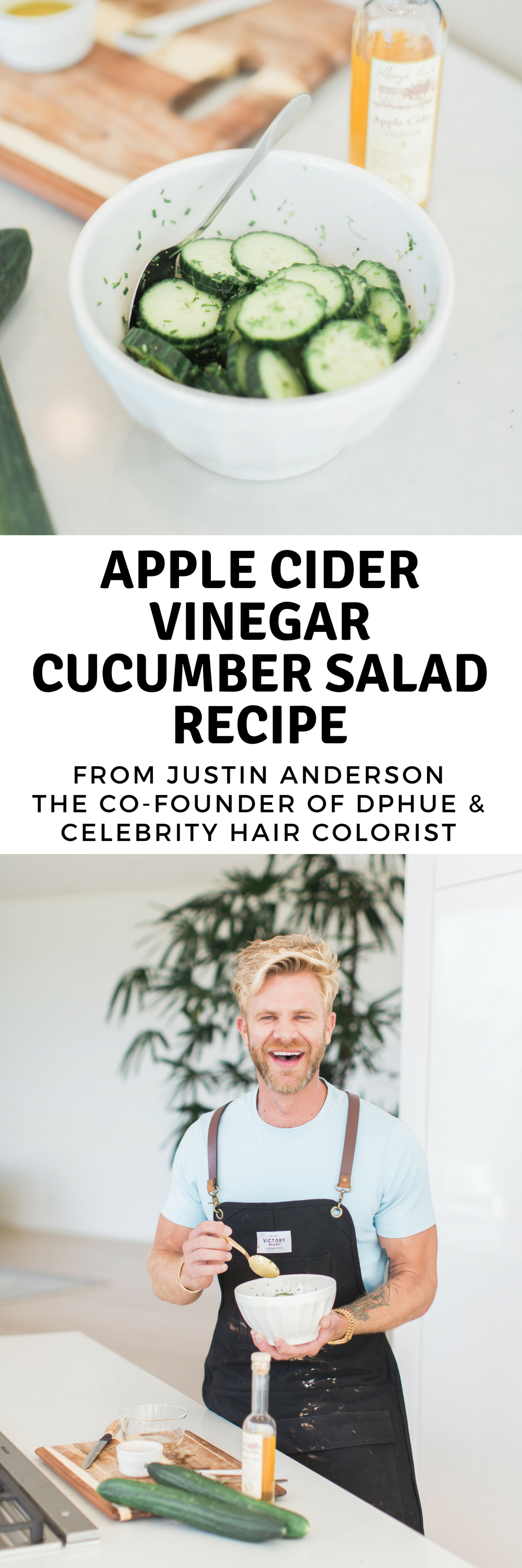 Apple Cider vinegar cucumber salad recipe