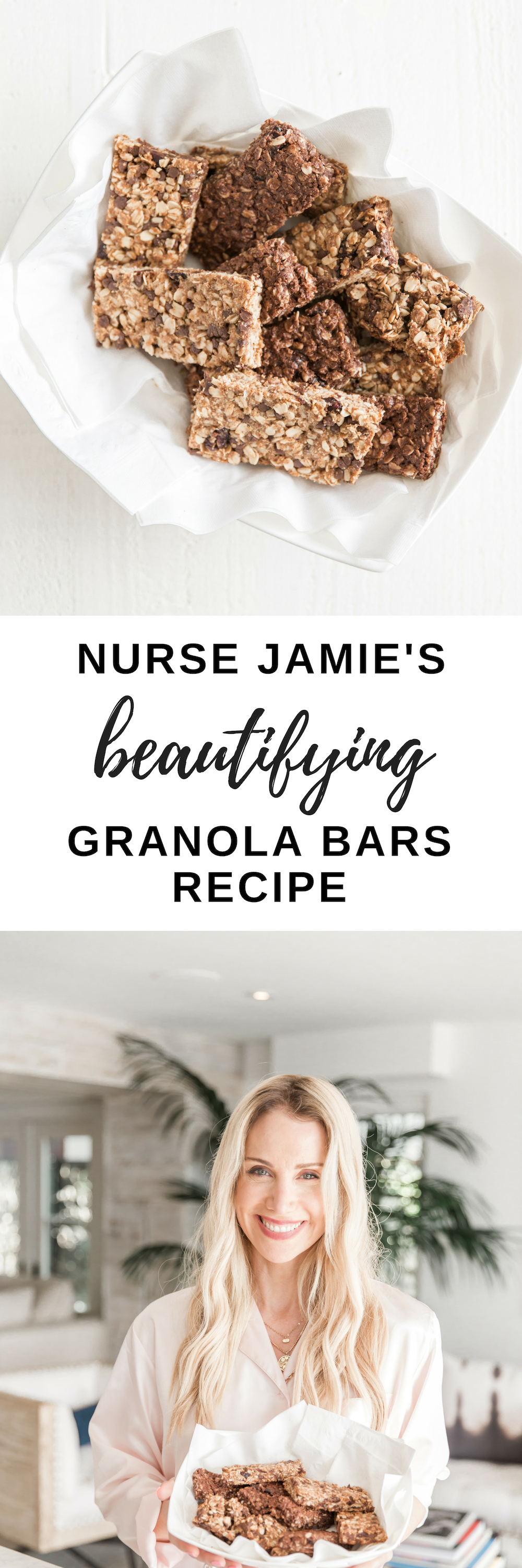 NURSE JAMIE'S Beautifying Granola Bars Recipe