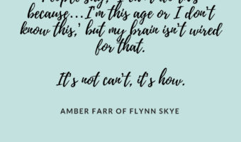 Flynn Skye Interview Quote