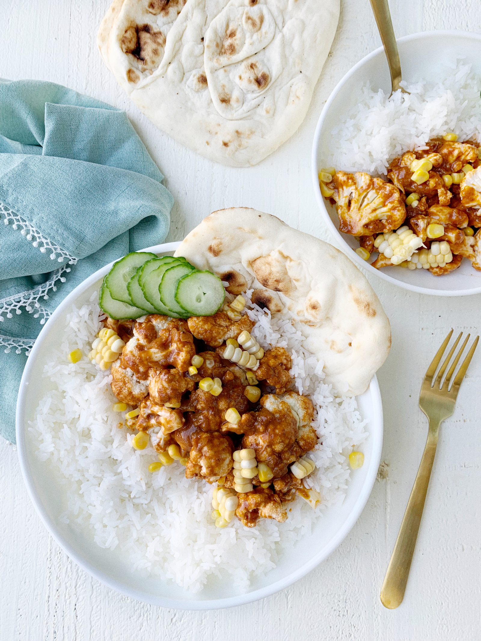 healthy coconut cauliflower curry recipe