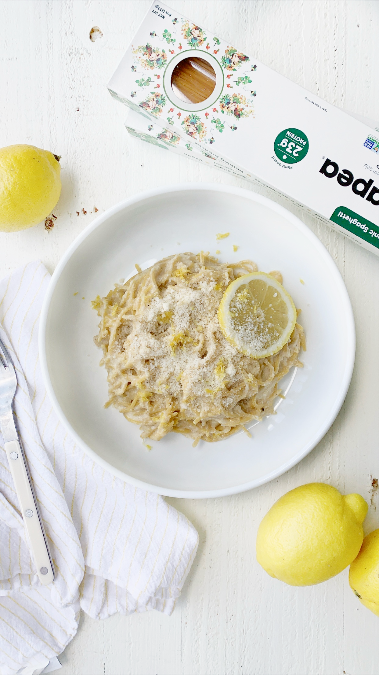 BETTER-FOR-YOU PASTA LIMONE RECIPE