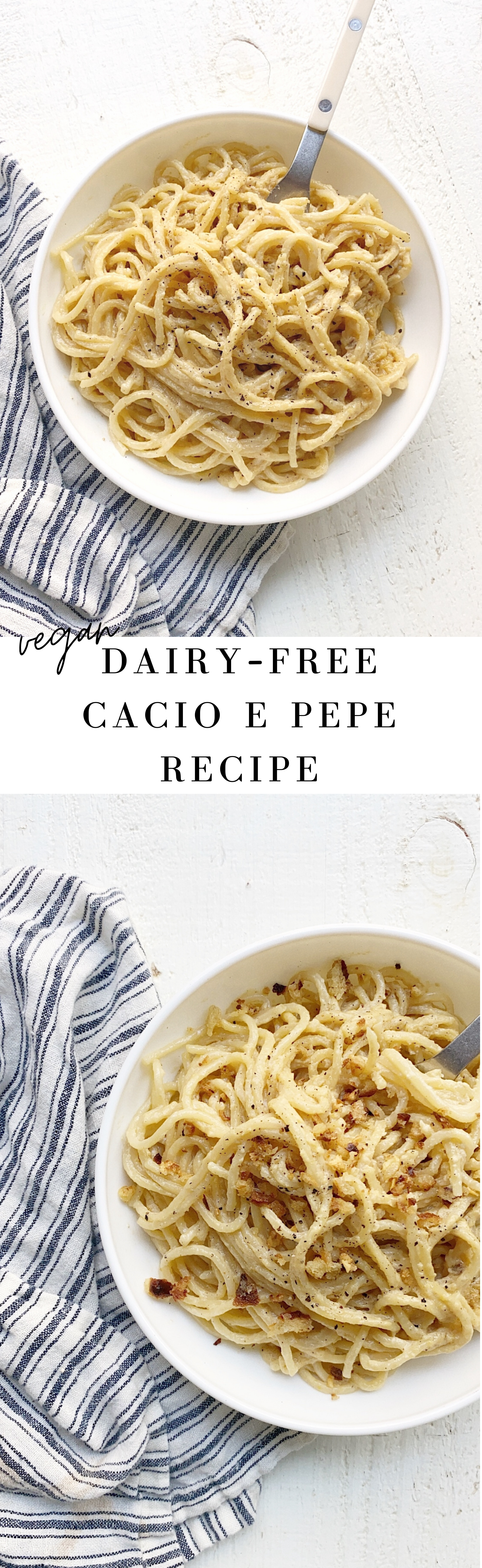 Dairy Free Cacio e Pepe Recipe