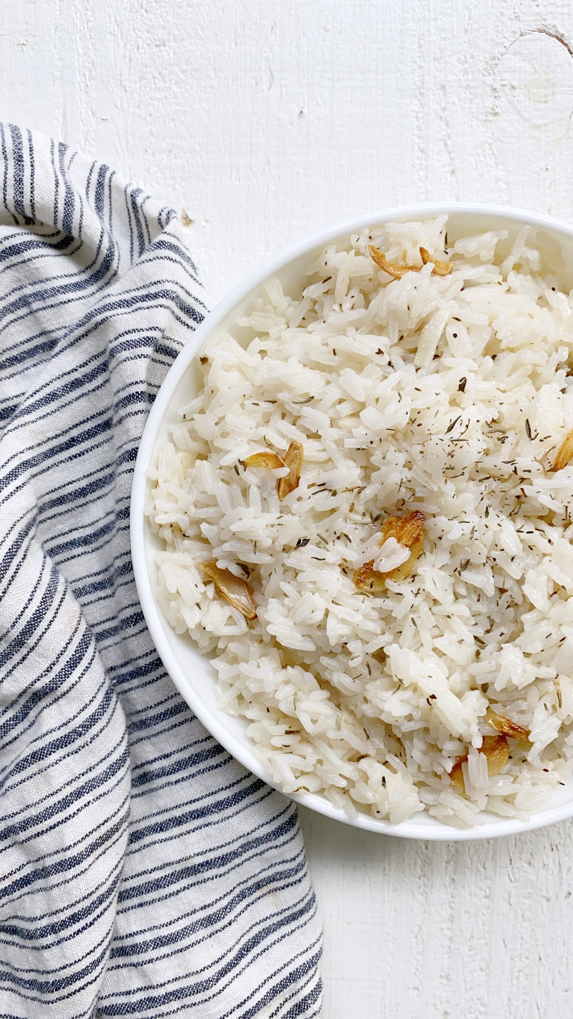 Vegan Garlic Butter Rice Recipe