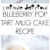 1 MINUTE DELICIOUS BLUEBERRY POP TART MUG CAKE RECIPE